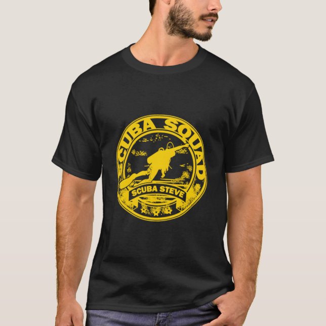 T-shirt Scuba Squad Phoque Steve (Devant)