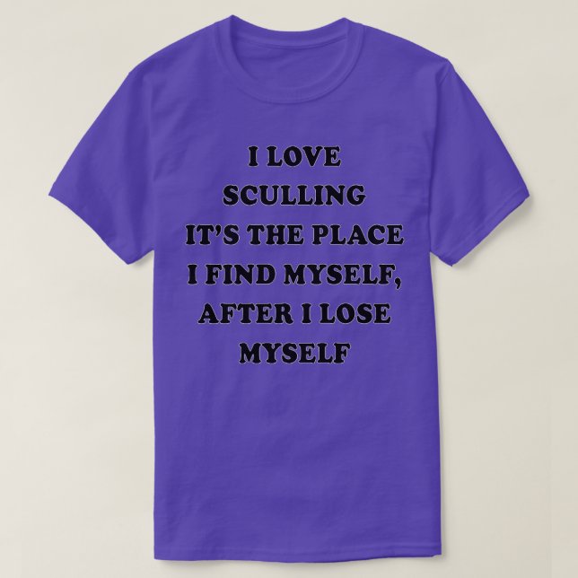 T-shirt Sculling Funny Sculling GiftPresent 3 (Design devant)