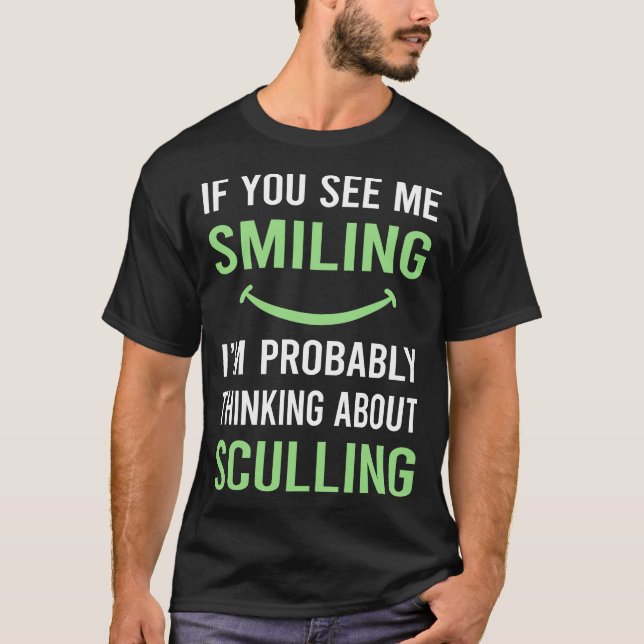 T-shirt Sculling souriant (Devant)