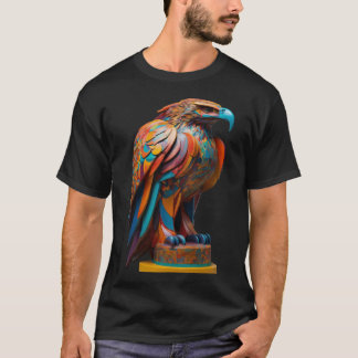 T-shirt sculpture Abstraite d'un aigle majestueux