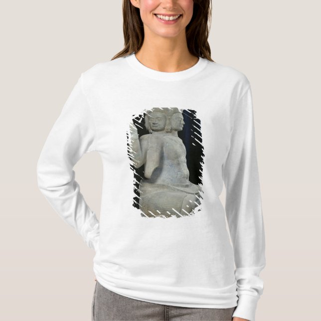 T-shirt Sculpture de Brahma avec quatre visages (Devant)