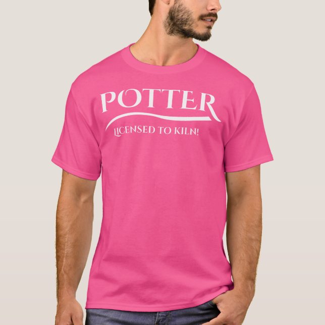 T-shirt Sculpture de pot en poterie Céramiste en argile Te (Devant)
