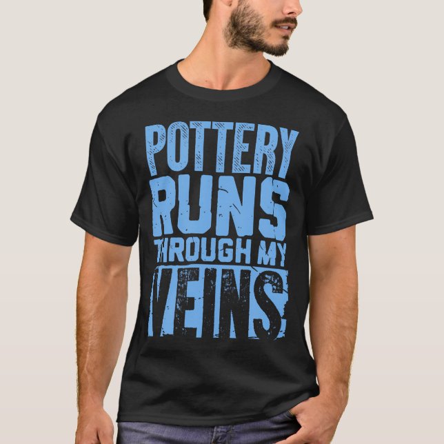 T-shirt Sculpture de poterie rétro Citation Art Classe Étu (Devant)