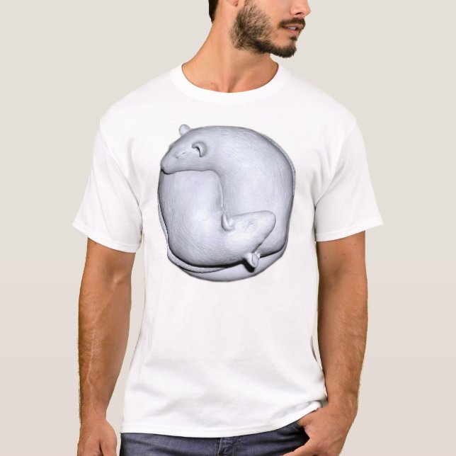 T-shirt Sculpture en Yinyang (Devant)