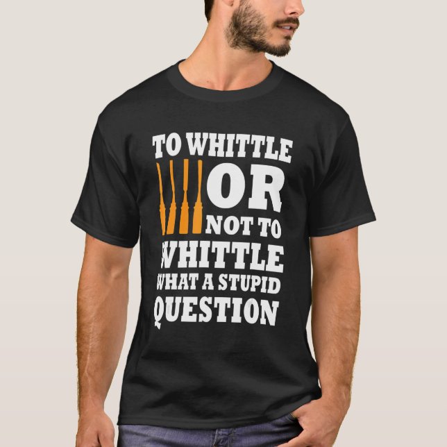 T-shirt Sculpture sur bois Citation Cool (Devant)