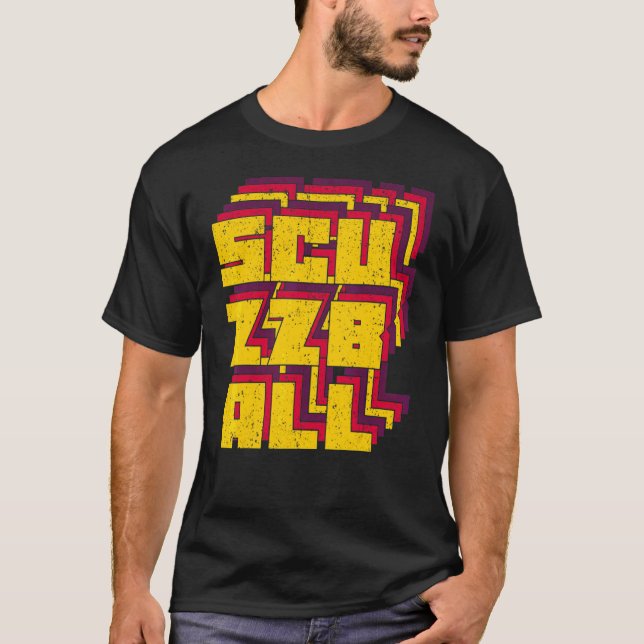 T-shirt Scuzzball vintage (Devant)