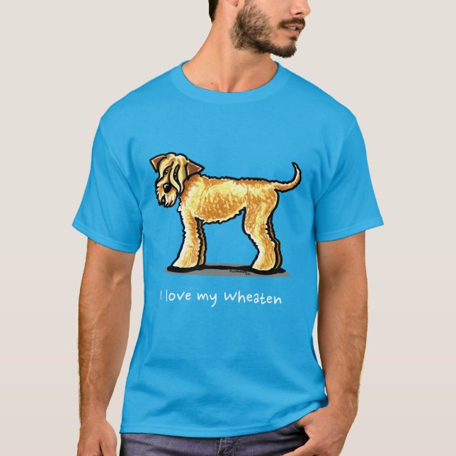 T-shirt SCWT Wheaten Terrier Full Personnalisé (Devant)