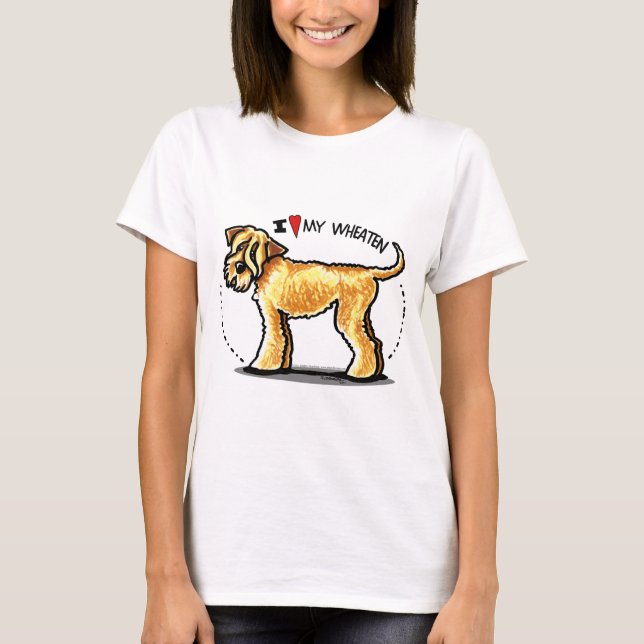 T-shirt SCWT Wheaten Terrier Lover (Devant)