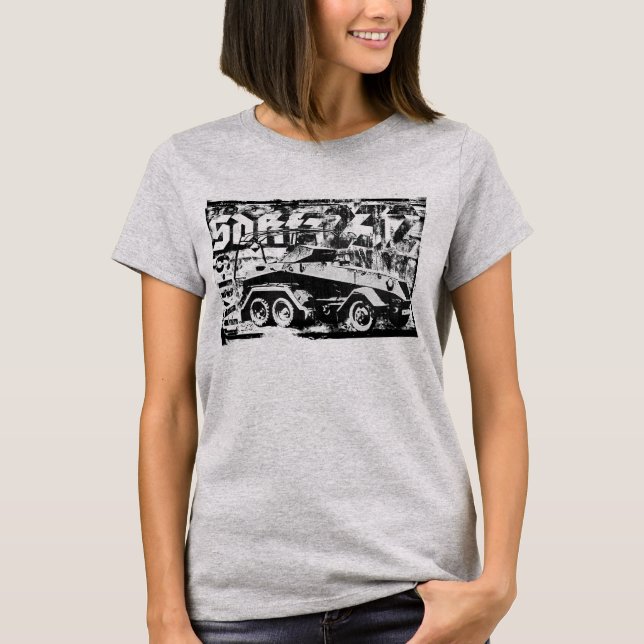 T-shirt Sd.Kfz. 232 (6-Rad) Jersey favori Bella féminin (Devant)