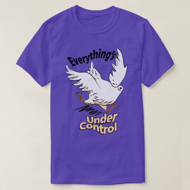 T-shirt Se balader comme un poulet sans tête (Design devant)
