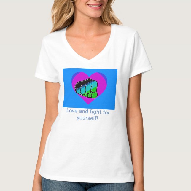 T-shirt Se battre pour toi-même (Devant)