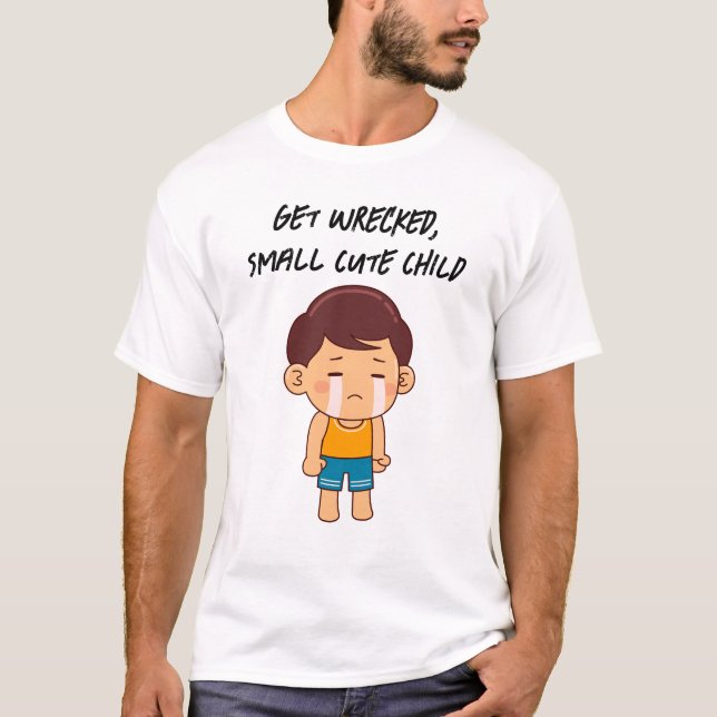 T-shirt Se dépecer, petite chemise mignonne pour enfant (Devant)