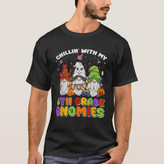 T-shirt Se détendre avec mes nains de 6e Halloween Nain
