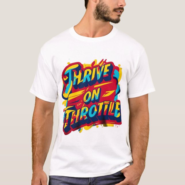 T-shirt Se développer sur Throttle Tee (Devant)