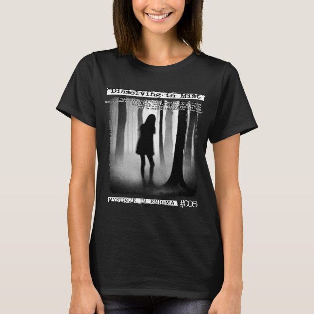 T-shirt Se dissolvant dans la brume (Devant)