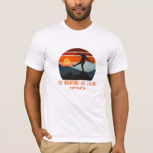 se jeter à l'extérieur, les montagnes sont