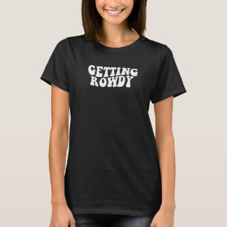 T-shirt Se Marier Devenant Tapageuse Fête de Mariée Enterr
