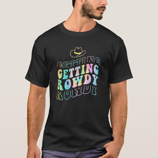 T-shirt Se Marier Devenant Tapageuse Fête De Mariée Enterr (Devant)