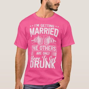 T-shirt Se marier Funny Bachelor Party Stade Groom Ga