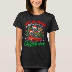 T-shirt Se mettre en feral Économiser Funky Christmas Racc
