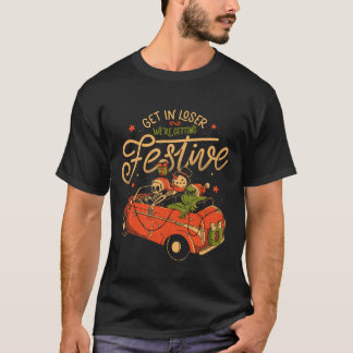 T-shirt Se mettre en perdant devenaient festifs