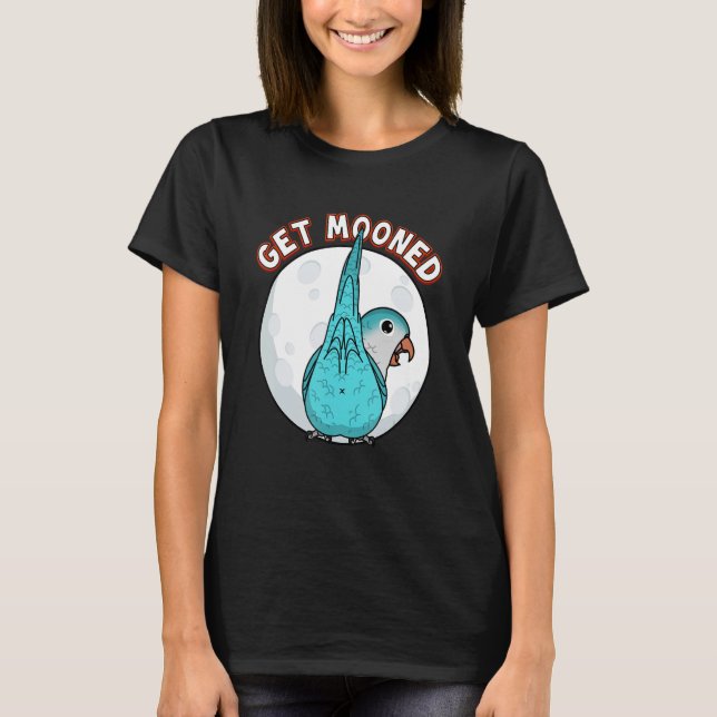 T-shirt Se Mooner I Parrot Underfluffy I Blue Monk Para (Devant)