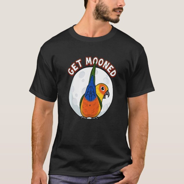 T-shirt Se Mooner I Parrot Underfluffy I Jenday Conure (Devant)