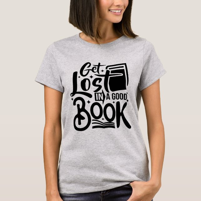 T-shirt Se perdre dans un bon livre l Self inspiration noi (Devant)