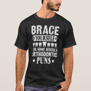 T-shirt Se Préparer Pour Un Sérieux Jeu Orthodontique Ou