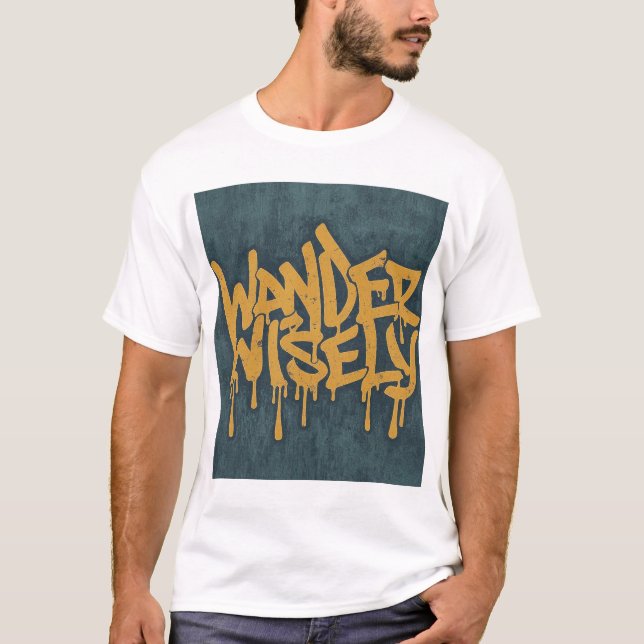 T-shirt Se promener avec sagesse (Devant)