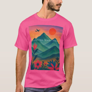 T-shirt Se Promener Souvent Se Demander Toujours Voyager A