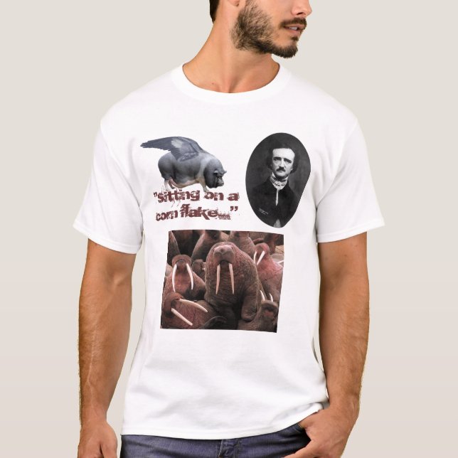 T-shirt Se reposer sur un flocon d'avoine (Devant)