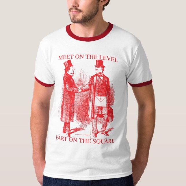 T-shirt Se réunir en rouge (Devant)