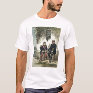 T-shirt Se réunir entre Otto von Bismarck et le napoléon
