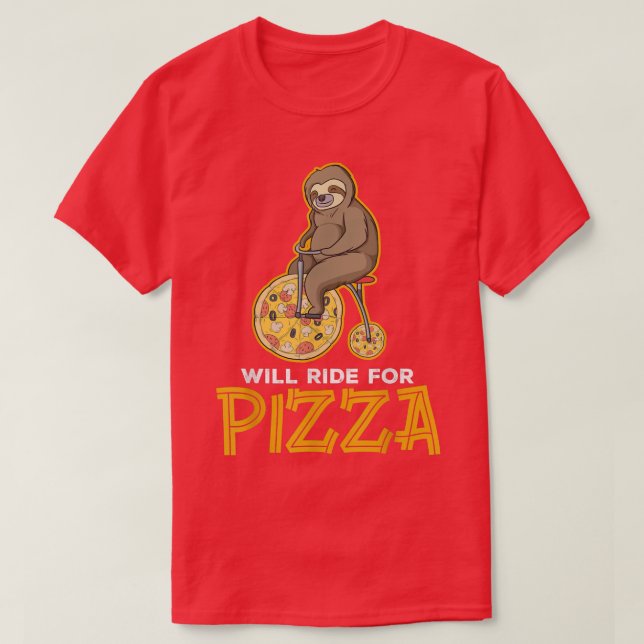 T-shirt Se Roulera Pour Pizza2219  (Design devant)