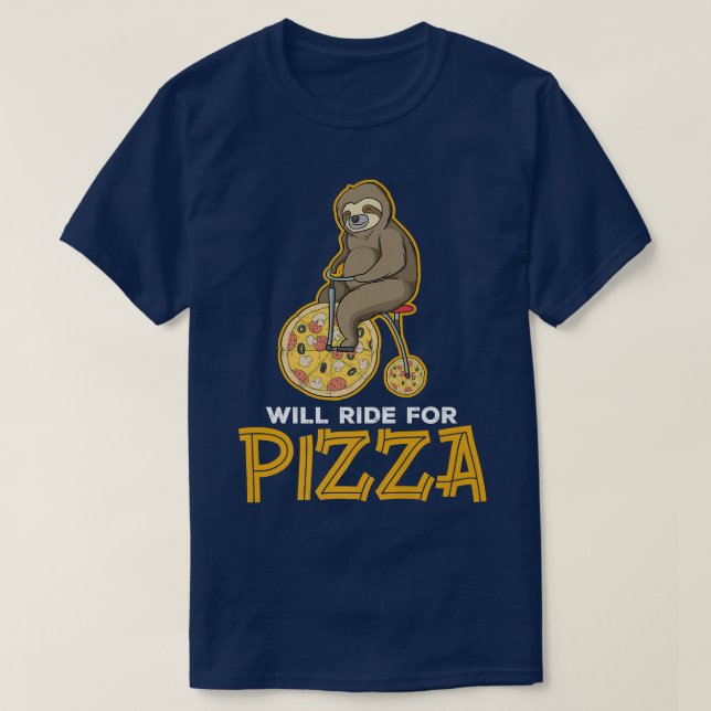 T-shirt Se Roulera Pour Pizza 36075975 (Design devant)
