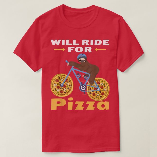 T-shirt Se Roulera Pour Pizza Drôle Pour Les Fentes Et L'A (Design devant)