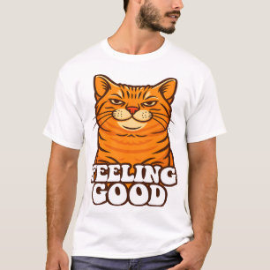 T-shirt Se sentant bien Cool Cat