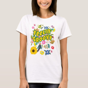 T-shirt SE SENTIR GROOVY Hippie Gitane Bohème