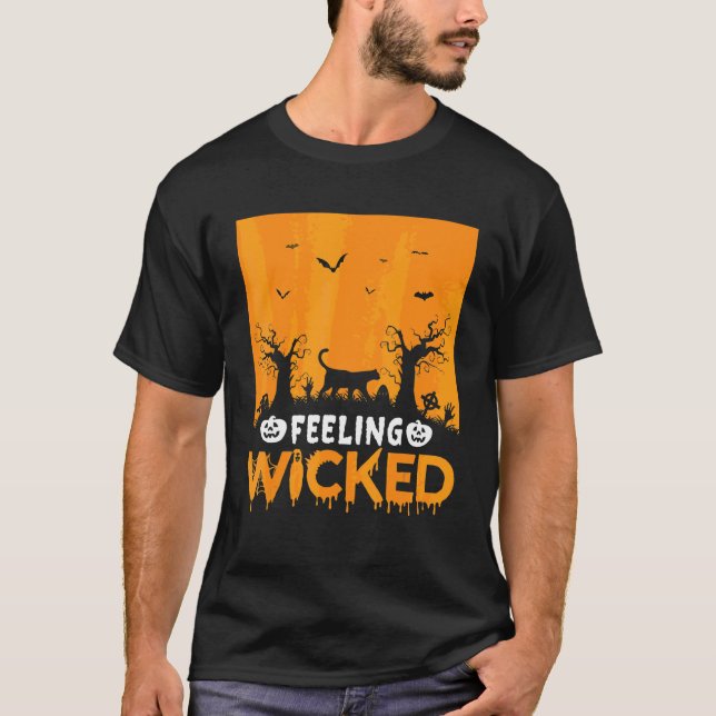 T-shirt Se sentir méchant (Devant)
