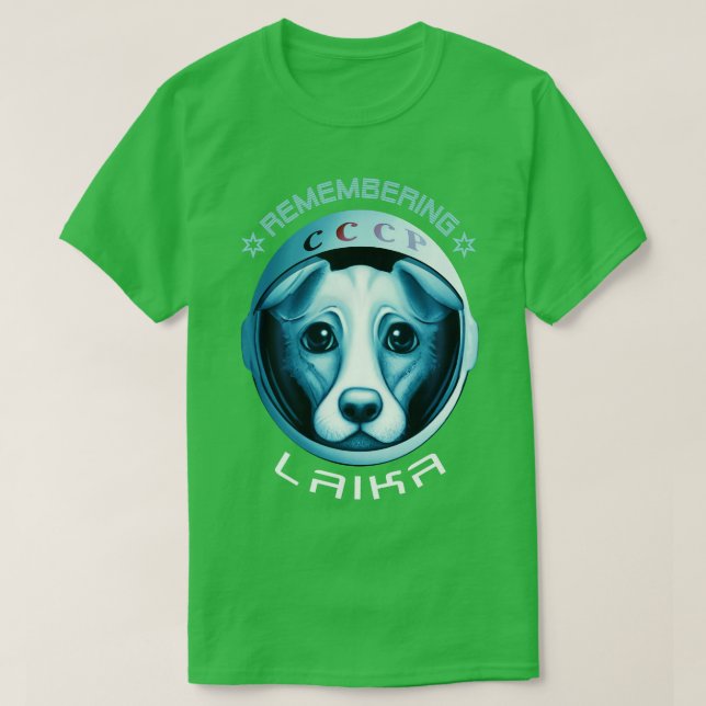 T-shirt Se souvenir de Laika (Design devant)