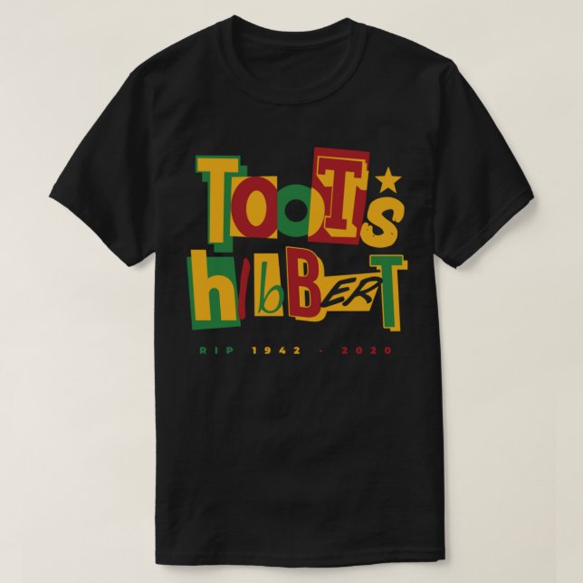 T-shirt Se Souvenir De Toots Et Des Maytals 1942 - 2020 T- (Design devant)