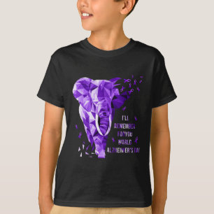 T-shirt Se Souviendra De Vous World Alzheimerheimer Award