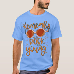T-shirt Se souvient quand Vaporware Rock Music 80s était j