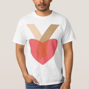 T-shirt Se tenir par la main