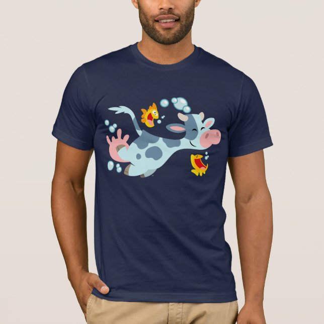 T-shirt Sea Cow and Fish Friends (Devant)