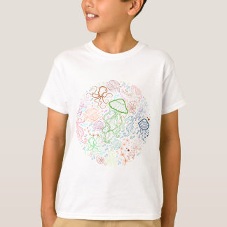 T-shirt sea creatures art design
