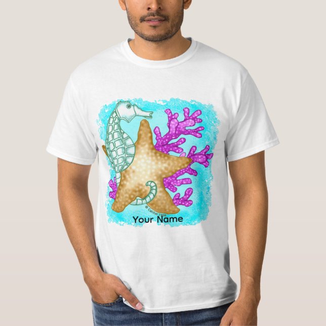 T-shirt Sea Friends Hippocampe (Devant)