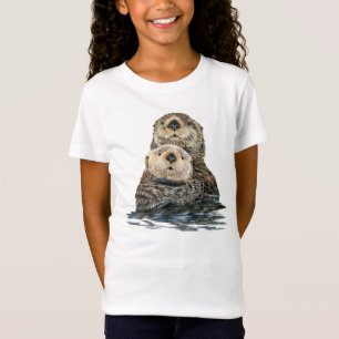 T-shirt Sea Otter et Pup