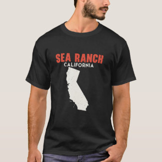 T-shirt Sea Ranch California USA State America Travel Cali